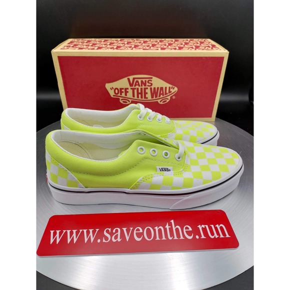 VANS ERA CHECKERBOARD "SHARP GREEN" US WOMEN'S SIZE 7 - Picture 4 of 11